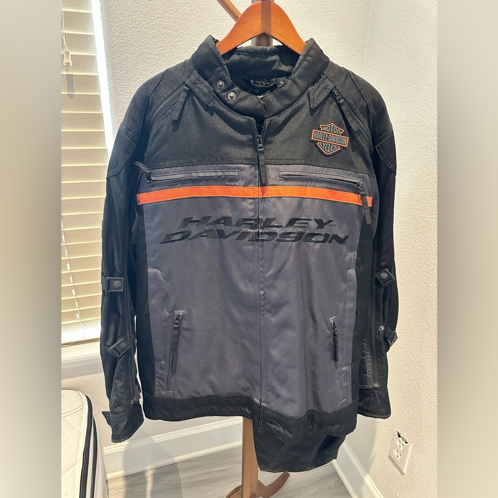 Harley-Davidson Black and Gray Performance Jacket